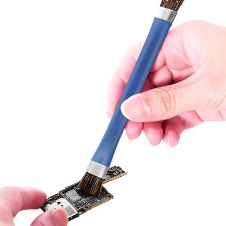 PORTABLE ANTI-STATIC ESD SAFE CLEANING BRUSH DOUBLE HEAD
